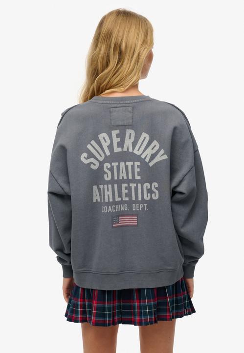 Actual product image Superdry Athletic Relaxed Printed Crew (L)
