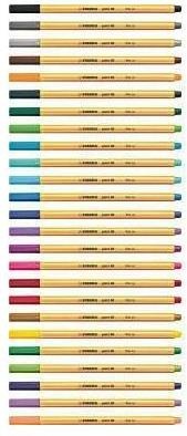 Produktbild STABILO point 88 Fineliner (Mehrfarbig, 10 x)
