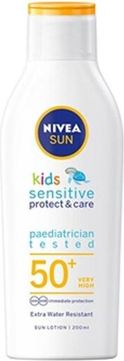 Produktbild NIVEA Sun Kids Protect & Sensitive (Sonnenlotion, SPF 50, 200 ml, 150 g)