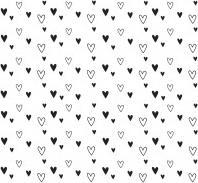 Nährwerte und Zutaten Rayher Clear Stamps - Hintergrund Herzen, 1 Bogen