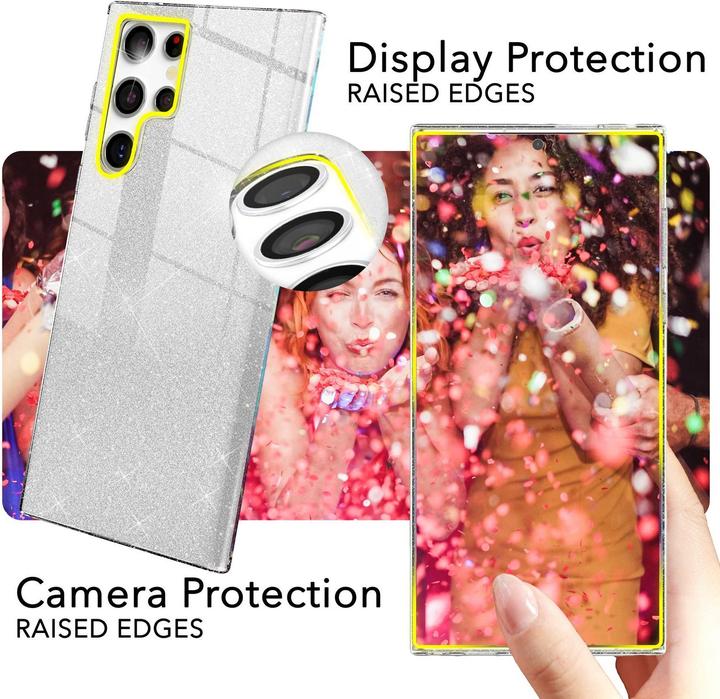 Image du produit Nalia Étui hybride pailleté (Samsung Galaxy S24 Ultra)