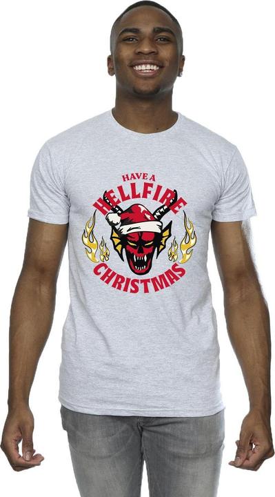 Produktbild Netflix Stranger Things Hellfire Christmas TShirt