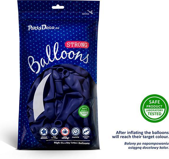 Actual product image Partydeco Strong Balloons 30cm, Pastel Royal Blue (1 pkt / 100 pc.) (100 x)