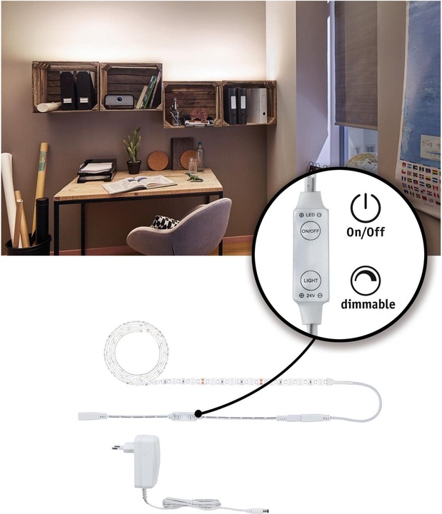 Image du produit Paulmann SimpLED (Blanc neutre, 150 cm, Intérieur)