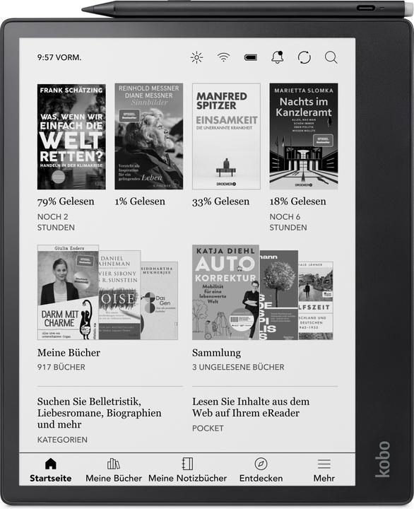 Actual product image Kobo Elipsa 2E incl. pen 2 (10.30", 32 GB, Black)
