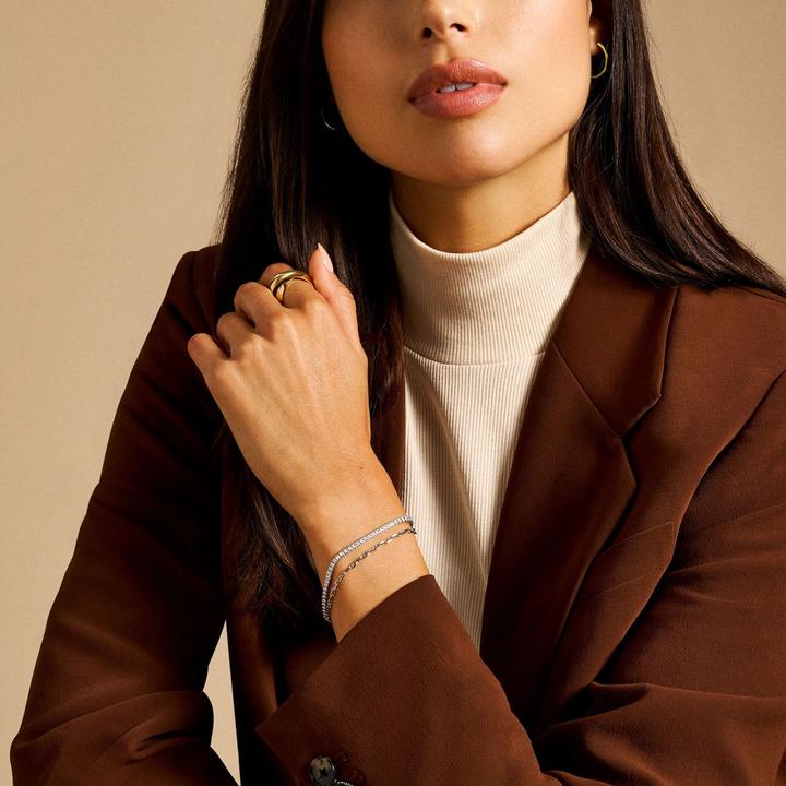 Image du produit Fossil Armband HERITAGE (16.50 cm, Acier inoxydable)