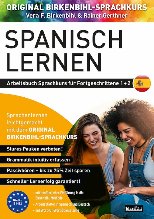 Actual product image Arbeitsbuch zu Spanisch lernen Fortgeschrittene 1+2 (German, Rainer, Vera, Birkenbihl, Gerthner, 2022)