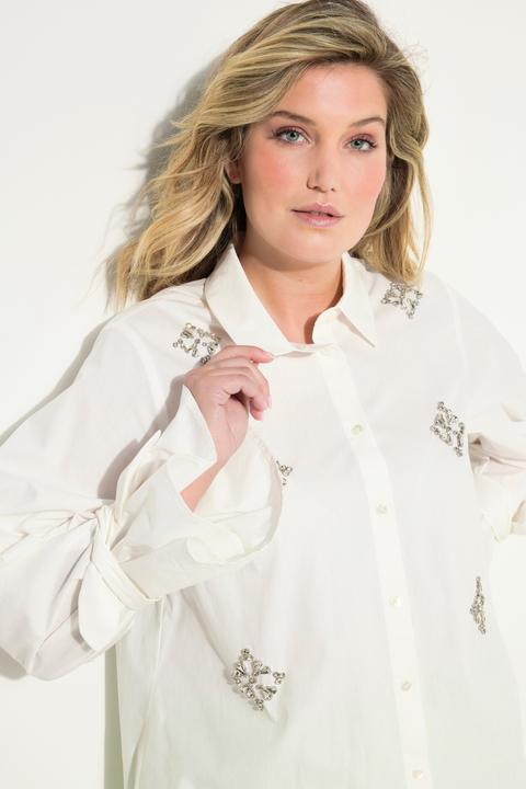 Immagine prodotto Miamoda Bluse, A-Line, Ziersteinchen (46)