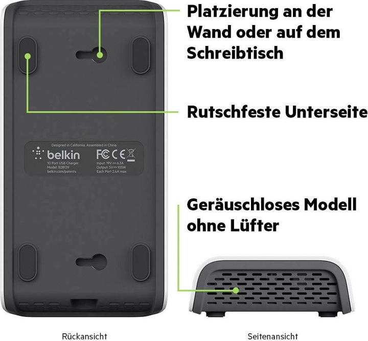Actual product image Belkin USBLadestation (120 W)