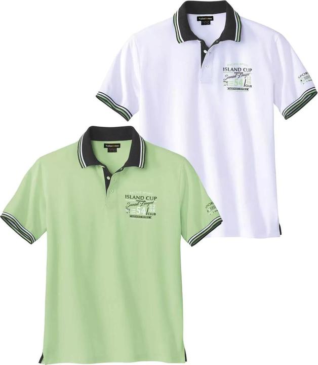 Immagine prodotto Atlas For Men Maglietta Polo Uomo Misura Confezione 2 (3XL)