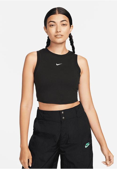Produktbild Nike Sportswear Essentials Rib Crop Tanktop - 201215 (S)