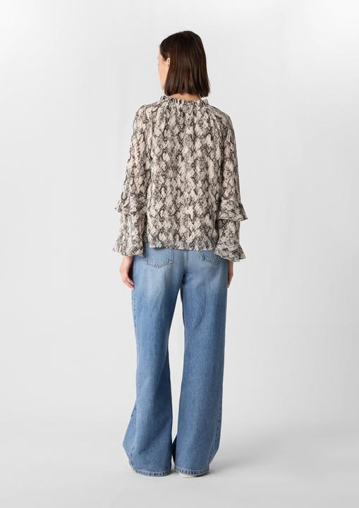 Immagine prodotto Comma Bluse Bedruckte Chiffonbluse mit femininen Volants (32)
