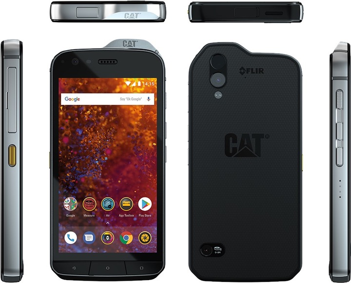 Produktbild Cat S61 (64 GB, Schwarz / Silber, 5.20", Hybrid Dual SIM, 16 Mpx, 4G)