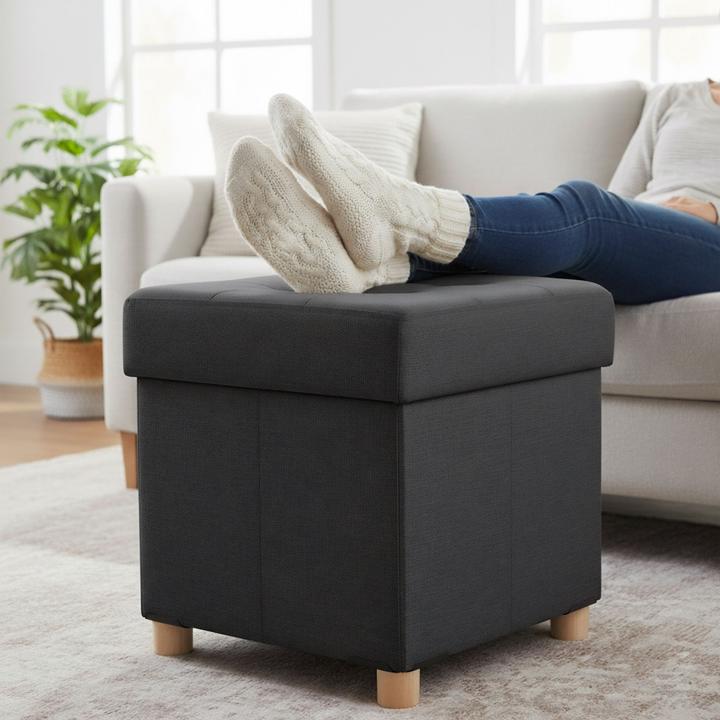 Actual product image Relaxdays Hocker mit Stauraum