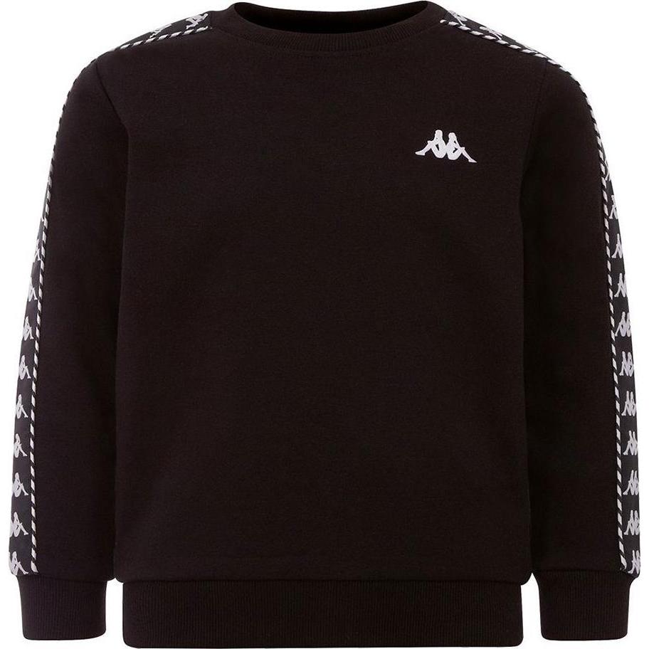 Kappa, Jungen, Pullover, Ildan Sweatshirt Schwarz 309004J 19-4006 146/152cm, Schwarz, (19)