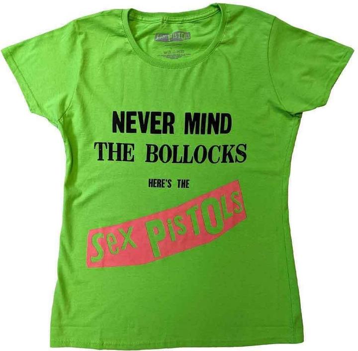 Immagine prodotto Sex Pistols Maglietta da donna/donna Never Mind The Bollocks Original Album in cotone (XS)