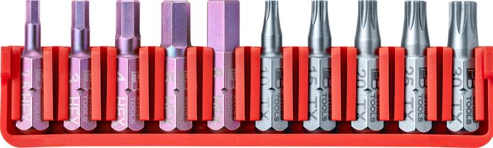 Produktbild PB Swiss Tools Bitset (Torx 10 - Torx 15 - Torx 20 - Torx 25 - Torx 30, Innensechskant 2.5 - 3 - 4 - 5 - 6 mm)
