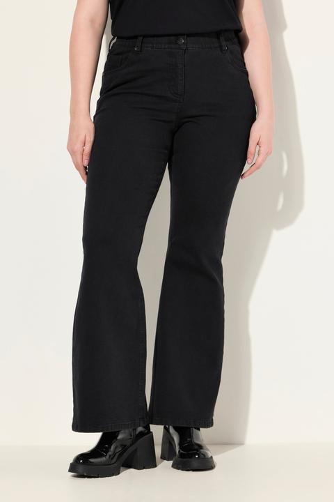 Immagine prodotto Ulla Popken Jeans boot cut modello Marie con taglio della gamba dritto e orlo svasato (50)