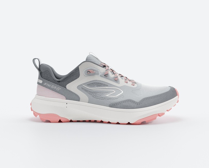 Actual product image Kalenji Trailrunningschuhe Damen - JogFlow 190 Grip dunkelgrau/pink (40)