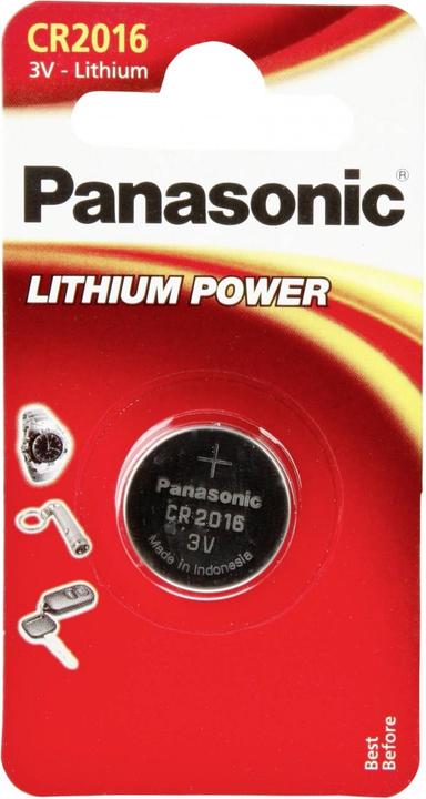 Produktbild Panasonic Lithium Power CR2016 (1 Stk., CR2016, 90 mAh)