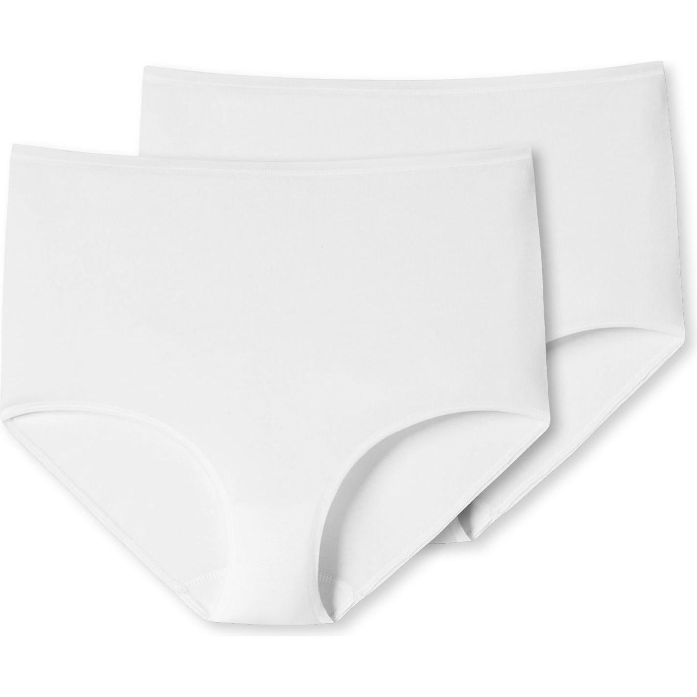 Schiesser, Damen, Unterhosen, 2erPack 95/5 Maxi, Weiss, (40, 2er Pack)