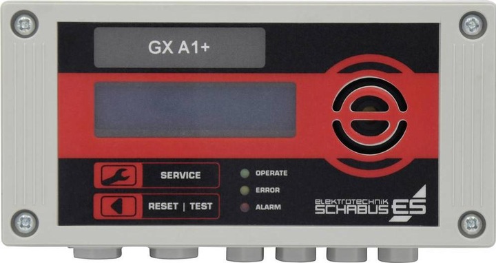 Produktbild Schabus Gas-Meldezentrale GX-A1+ Neztbetrieben zur Festinstallation ohne Gas-Sensor