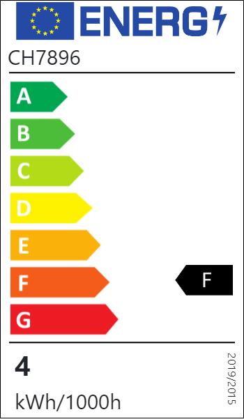 Energie-Label Benson Electric LED-Filament-Lampe, G45, E14, 400 lm, 4 W, 2500 K, warmweiss (E14, 4 W, 400 lm, 1 x, F)