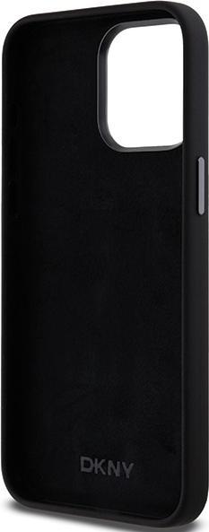 Actual product image DKNY DKHCP15LSMCBSK iPhone 15 Pro 6.1" czarny/black hardcase Liquid Silicone Metal Logo (Apple iPhone 15 Pro)