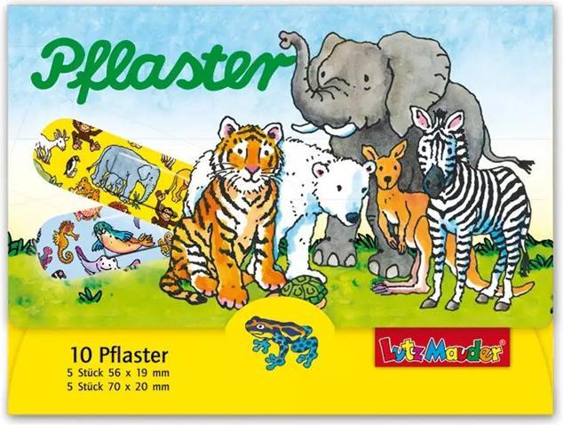 Produktbild Lutz Mauder Pflasterbriefchen Zootiere (10x)