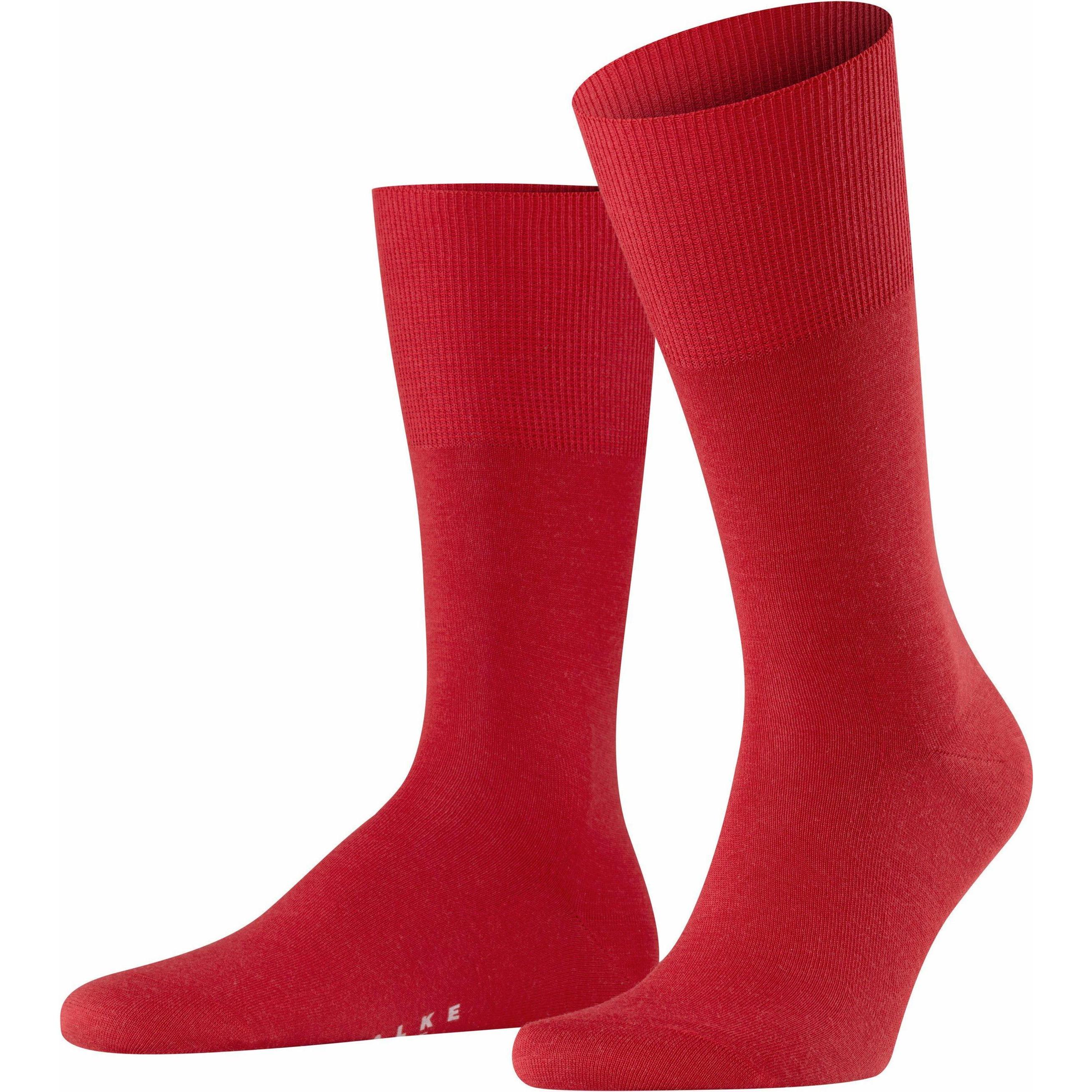 Falke, Herren, Socken, Airport SO, Rot, (Einzelpack, 45 - 46)