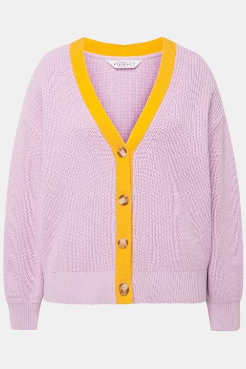 Produktbild Studio Untold Strickjacke, oversized, Colorblende, Langarm (60)