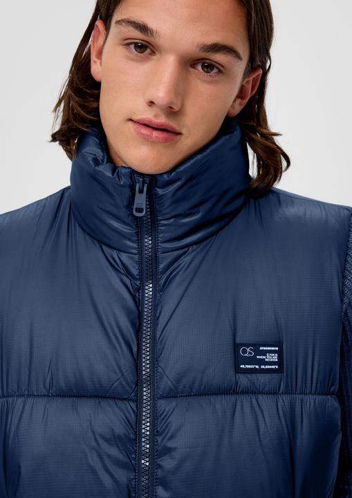 Produktbild s.Oliver Outdoor-Weste Steppweste mit Label-Patch (M)