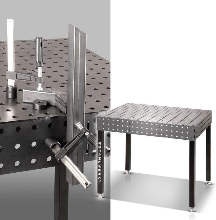 Produktbild Stahlwerk 3D Schweisstisch WT-100 3D ST 1.000 kg Tragkraft, 6 mm Arbeitsplatte (100 cm, 80 cm)