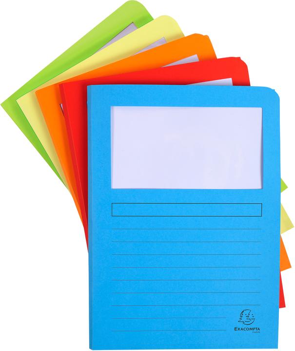 Actual product image Exacompta File cover X50550E ass., 100 pieces (A4, 50 x)