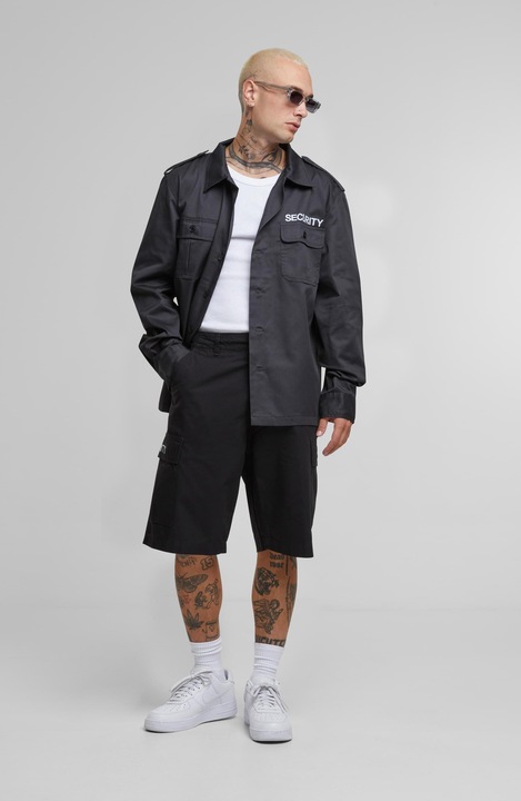 Produktbild Brandit Security US Langarm-Shirt, Schwarz Grösse 4XL (4XL)