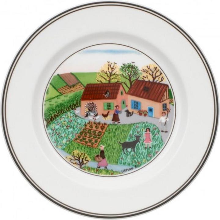 Brotteller Bauernhof Design Naif (1 x, 17 cm)