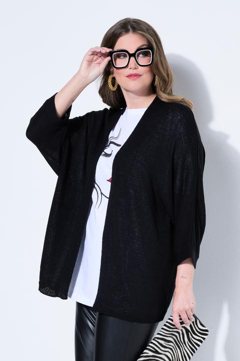 Produktbild Miamoda Strickjacke, offene Passform, 3/4-Fledermaus-Ärmel (46, 48)