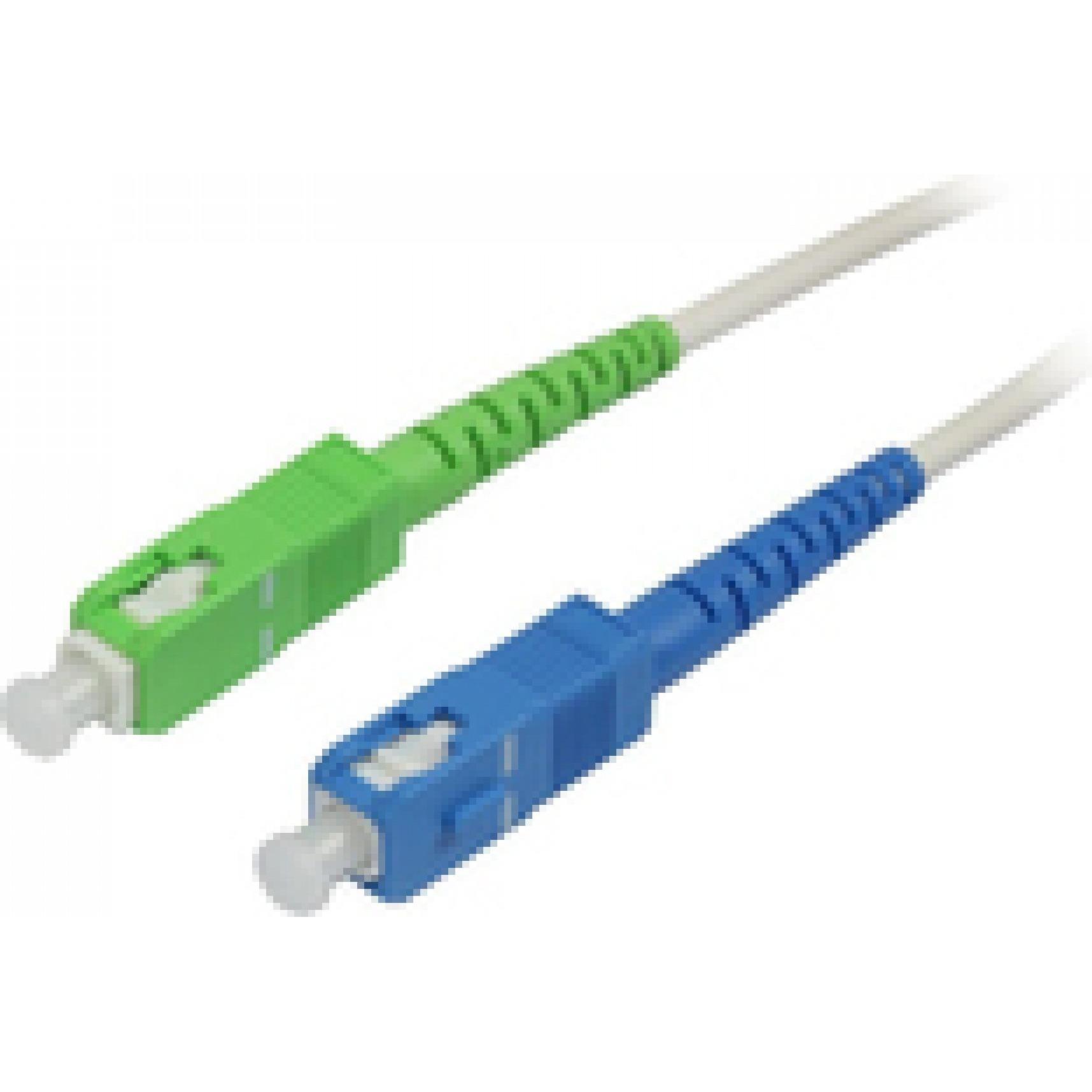 Synergy 21 LWL-1-Faser-Patchk. 1.5mtr.SC-SC(APC8Grad), 9/125u, Schrägschliff (1.50 m), Netzwerkkabel