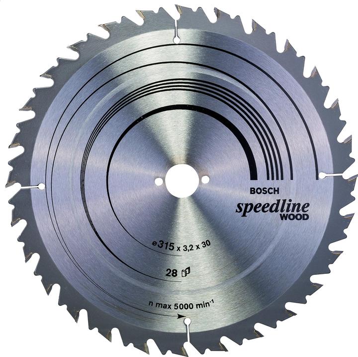 Produktbild Bosch Professional Zubehör PRO Wood Kreissägeblatt, 315 x 3.2 x 30 mm