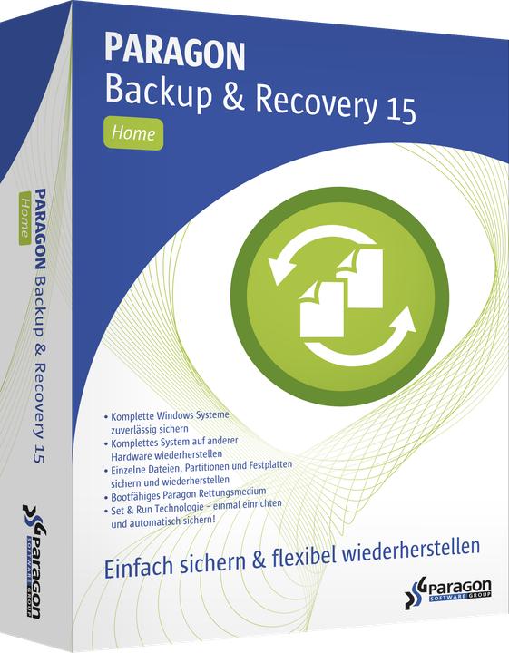 Produktbild Avanquest Paragon Backup &Recovery 15 Home