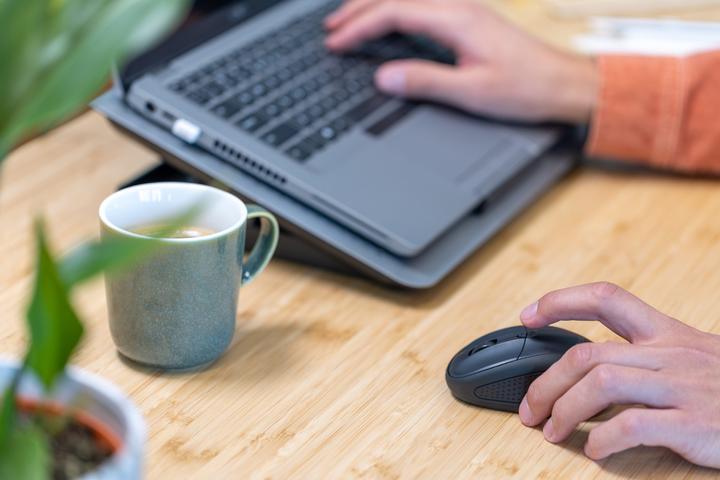 Actual product image Trust Primo Wireless Mouse Matt Blue (Wireless)