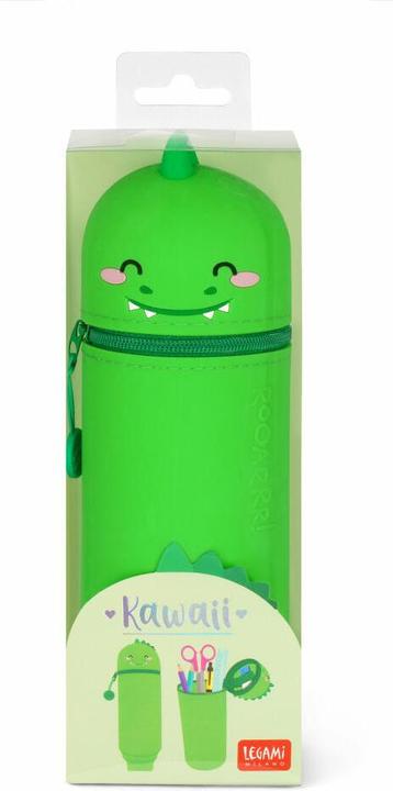 Produktbild Legami Federmäppchen 2-in-1 aus Silikon - Kawaii - Dino