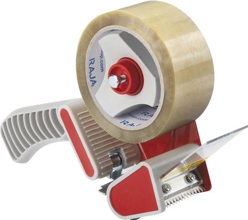 Actual product image Raja Tape dispenser H11CP Red Metal, plastic