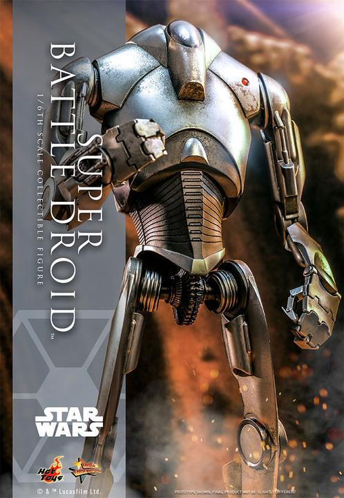 Actual product image Hot Toys Star Wars: Episode II figurine 1/6 Super Battle Droid 32 cm
