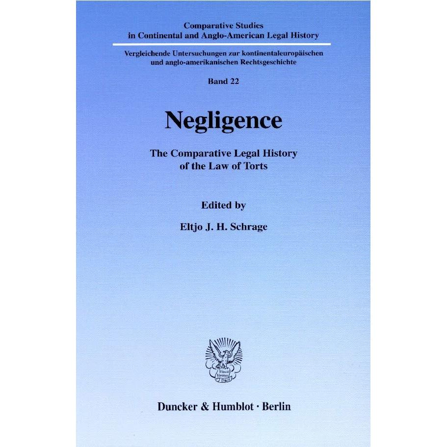 Negligence, Fachbücher