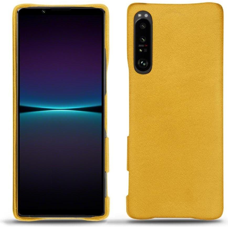 Thumbnail - Noreve Lederschutzhülle (Sony Xperia 1 IV), Smartphone Hülle, Orange