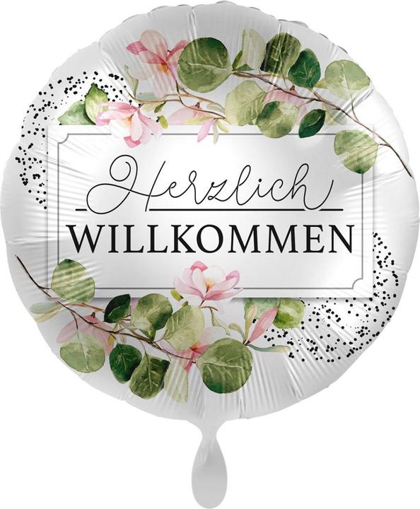 Produktbild Premioloon Folienballon Herzlich Willkommen - leer (1 x)