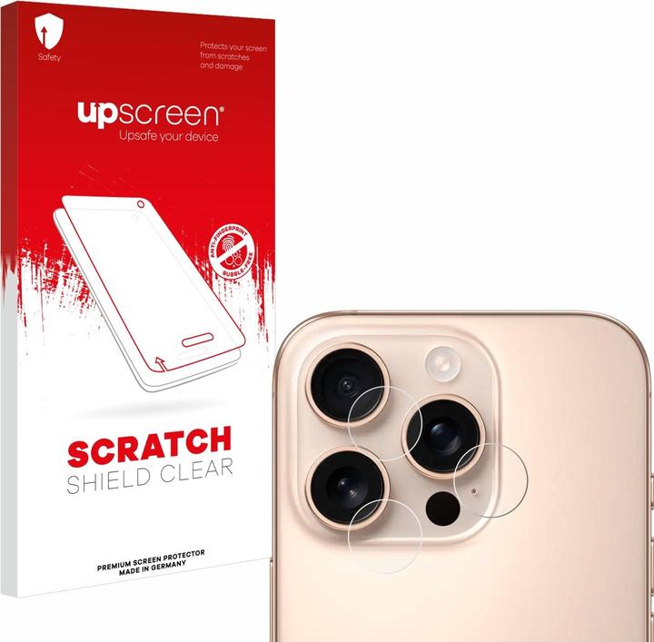 Actual product image upscreen Scratch Shield Protector (1 pcs., Apple iPhone 16 Pro Max)