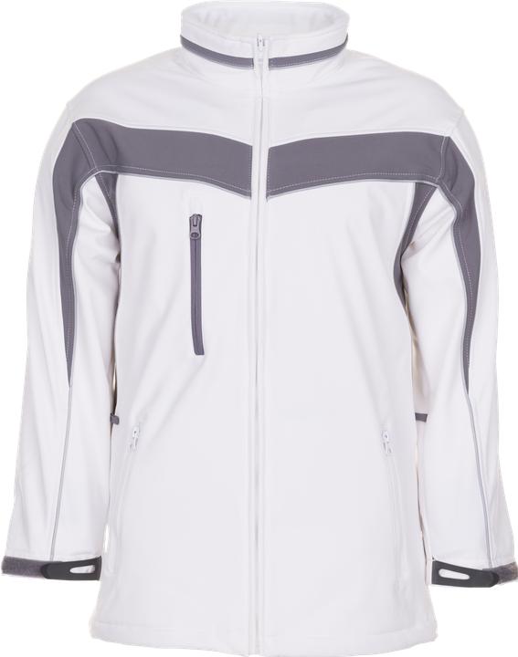 Actual product image Planam Softshell jacket pure white/zinc XS S (S)