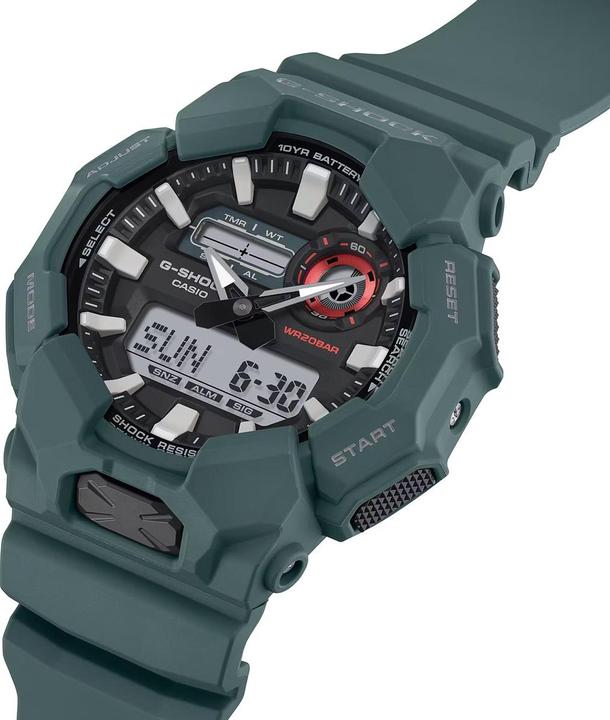 Produktbild G-Shock GA-010-2AER (Analoguhr, Sportuhr, Chronograph, Digitaluhr, 51.90 mm)